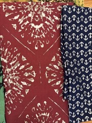 Tanzania Super Wax African Print Fabric Plus More Lot Approximately 9 Yards