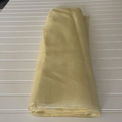 SILK Light Yellow FABRIC 6 Yards x 21 Inches Wide or 216 Inches x 21 Inches Wide
