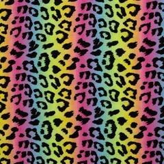 Preorder 1M X 1.44M Muslin Adel Leopard Pattern Digital Print 100% Cotton