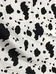 Zebra or Cow Print Poly Cotton Fabric by Yard – 58/60″ Soft Animal Pattern