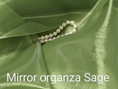 Mirror Organza 15 colors 59″, by the yard. Shinny organza. Swatches available.