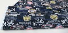 Cooperstown MLB NY YANKEES cotton fabric BY THE YARD (60252) Historic Stadium