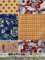 VINTAGE Patchwork: Faye Burgos For Marcus Brothers Textiles BTY