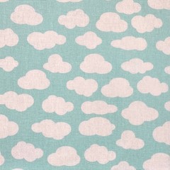 1/2 Metre Cloud Blue Sewing Quilting Cotton Fabric