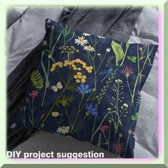 Floral Butterfly Upholstery Fabric 59×180 inches