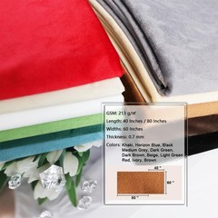 M Mute Touch Velvet Fabric 60 X 80 150Cm X 200Cm Soft Upholstery And Apparel