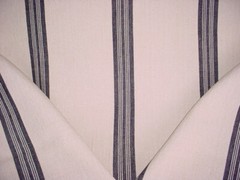 14-5/8Y Ralph Lauren LCF65522F LeBlanc Stripe Black Drapery Upholstery Fabric