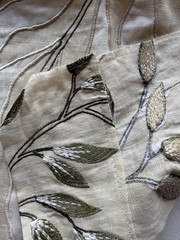 Groundworks Brewster Flora Designer Fabric Remnant 24” x 24”