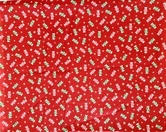 1.8 Yards X 43.5″ Wide Vintage Fabric Christmas Peppermint Candy~Trena Hegdahl