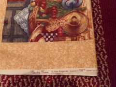 23″ x 44″ VINTAGE “COUNTRY HOME” PANEL by ANNA KRAJESKI COLORFUL COTTON NEW #779