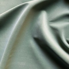Modern Solid Lightweight Velvet Upholstery Fabric 54″ in Stone Blue