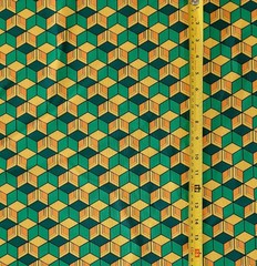 KIMETSU NO YAIBA PATTERN DEMON SLAYER ANIME 1 YARD FABRIC (36″ X 58″) BRAND NEW