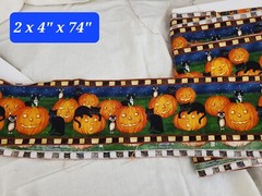 Halloween Fabric Lot of 9 Diff Delightfully Frightful, Trick and Treats 6.5+ Yds