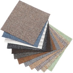12 Pcs Wool Fabric by The Yard 9 x 9 Inches Wool Remnants Offcuts Multi Color…