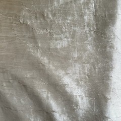Beige Tan Solid Crinkle Polyester Fabric 12 yds (432 in x 60 in) Lightweight
