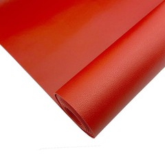 Double Seided Vegan PU Leather 12 x 54 inch Thick Nappa Textute Solid Color L…