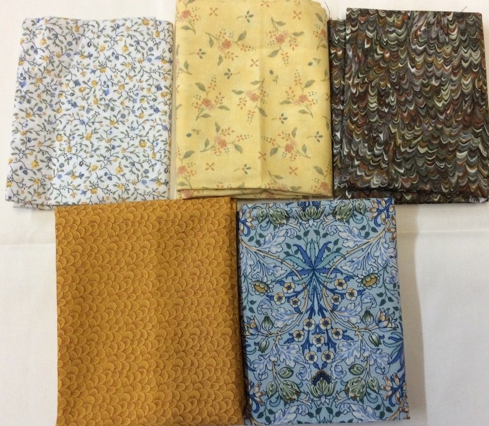FAT QUARTER BUNDLE OF 5-100% COTTON – F540