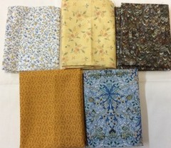 FAT QUARTER BUNDLE OF 5-100% COTTON – F540
