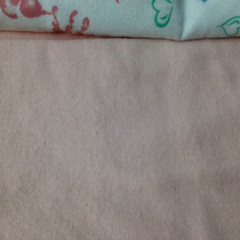 Flannel Fabrics Pink White Blue Baby Room Kids Sleepwear Bedding 2 Yds