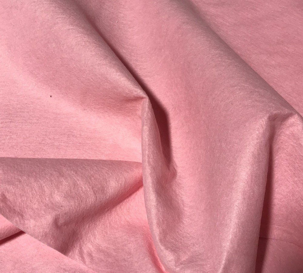 Pink – Wool /Rayon Blend Felt Fabric