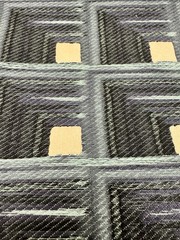 Clarke & Clarke Dimensional Weave Uphol Fabric- Oni / Indigo 1.45 yds F0959/03