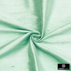 Mint Green 100% Pure Silk Fabric By The Yard, 41 inches width Green Silk Fabric
