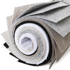 20 PCS 8×12 Inch Stiff Felt Fabric Sheets, Black White Grey Assorted Colors