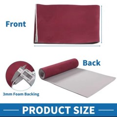 Car Sky Suede Fabric with Foam – Suede Headlin Fabric Foam