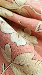 Fabricut French General Odile Rose Linen Blend Fabric by the yard
