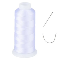 UV Resistant – Heavy Duty Outdoor Thread for Hand or 1500 Yards, NP-WHITE