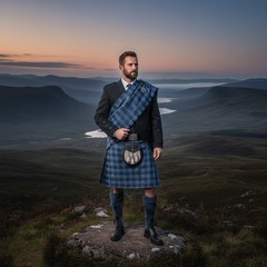 Bedford Check Tartan Fabric Poly Viscose Wool Free – Multiple Sizes Available
