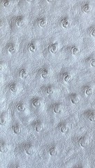 Metallic Pearl ostrich faux vinyl Marine grade UV resistance waterproof Fabric