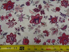 Marshall Goods Fabric Floral Pattern – 1 YARD (36″L x 60″W) – Cotton, Very Cute!