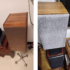 Flushbay Speaker Grill Cloth Linen Speaker Fabric Protective Dustproof