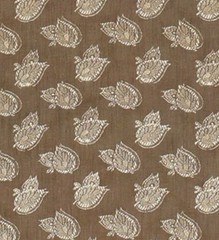 SOANE BRITAIN FABRIC ‘BURDUR LEAF – CHESTNUT’ 3 METRES (300cm) 100% LINEN