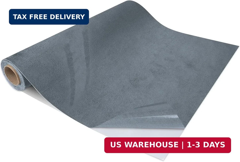 Premium Self-Adhesive Suede Fabric Wrap for Cars, Suede Car Interior Wrap for Da