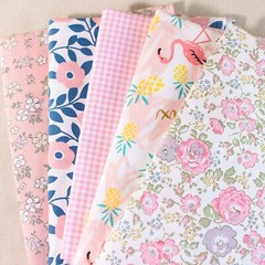 51 Mix Charm Pack Cotton Squares Patchwork Quilting Fabric Bundle Scraps Lot
