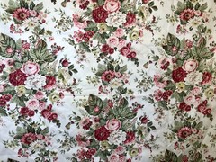Waverly Original “Darlington” Scotch guard Floral Fabric 3.5 Yards Cottagecore