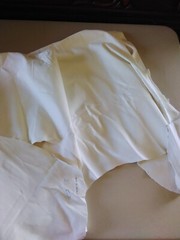 One Piece White Faux Leather