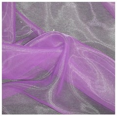 Vds Light Purple Organza Fabric 10 Yards Continuous 45 Wide Wedding Party