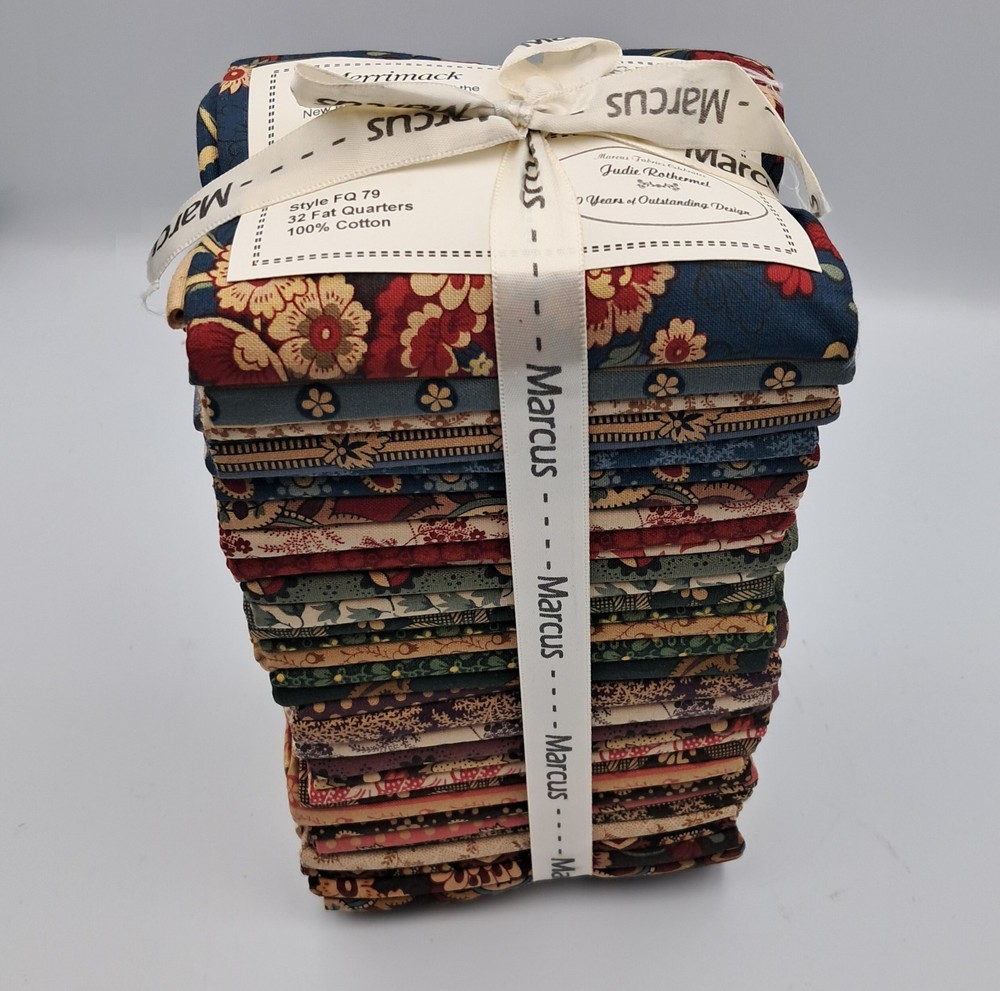 Merrimack By Judie Rothermel For Marcus Fabrics32 Fat Quarters Fabric Bundle Set