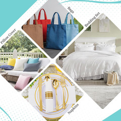 57″ W Polyester and Cotton Fabric by the Yard, Soft Lightweight & Breathable Fab