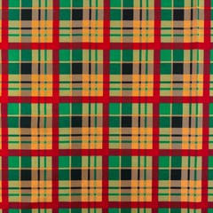 Plaid Printed Fabric 100% Cotton Tartan Design 58/60″ Wide Sold BTY