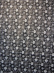 Lord of the Rings black/grey cotton print fabric – sold by the HALF YARD