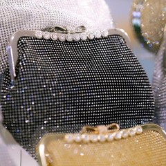 SUPERFINDINGS Rhinestones Mesh Fabric Crystal Bling Shiny 1.5×0.3m, Black