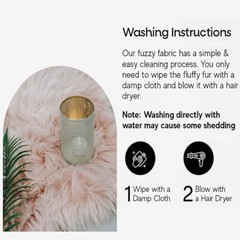 FabricLA Shaggy Faux Fake Fur Fluffy Fabric by the yard | Artificial Art & Craft