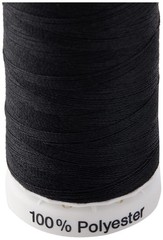 Gutermann Sew-All Thread, Polyester, Black, 250 m, 5.5×2.5×2.5 cm, Black
