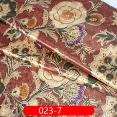 1M Floral Velvet Fabric European Style Trim Sofa Bedding Car Upholstery Material