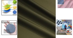 Versatile Olive Green 60″x196″ Nylon Ripstop Fabric – Easy to Sew, Windproof