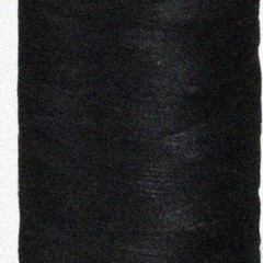 Black 100% Cotton Sewing Thread 110 Yards